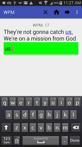 WPM screenshot 1