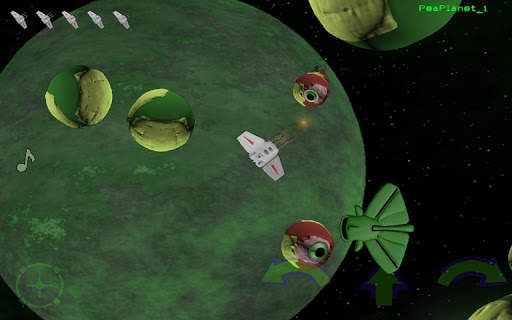 Wasabi Pea Invaders Free screenshot 1