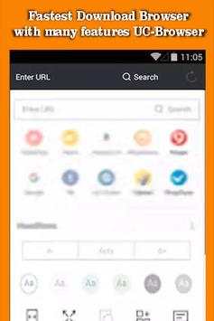 Free UC Browser Fast Download Best Advice screenshot 1