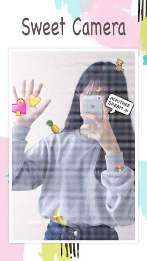 Live face sticker sweet camera screenshot 4