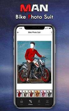 Men Moto Bike Photo Suit - Bike Rider Image Editor screenshot 2