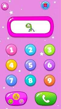 Pink Princess Baby Phone - Cute Baby Unicorn screenshot 3