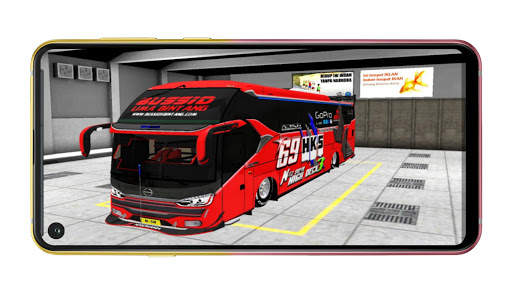 Mod Bussid BUS Ceper Full Racing screenshot 4