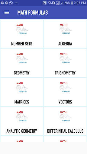 Math Formulas Offline 2 تصوير الشاشة