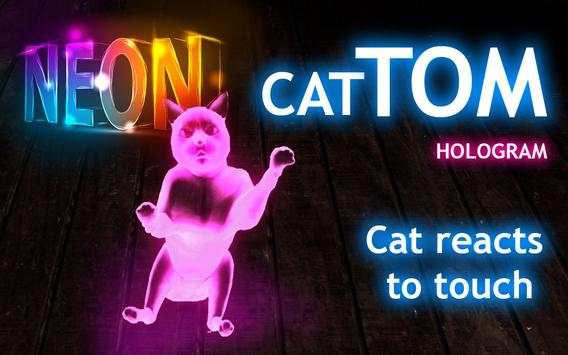 Neon Cat Tom Hologram screenshot 3
