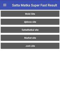 Satta Matka Super Fast Result - Top Sites screenshot 1
