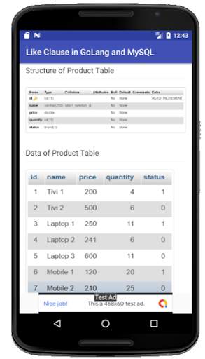 Learn GoLang and MySQL with Real Apps screenshot 4