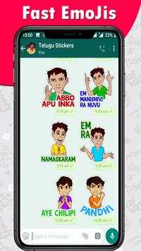 Telugu Stickers - Free Funny Stickers screenshot 6