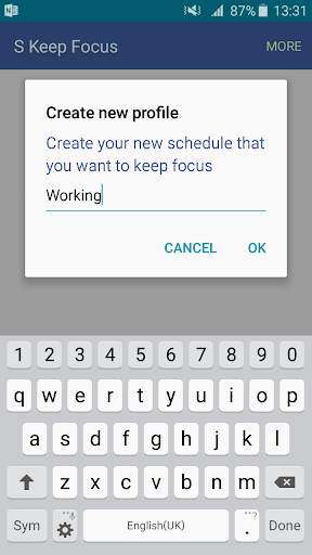 Keep Focus screenshot 1