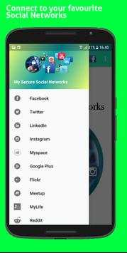 Secure All social networks All in one screenshot 3