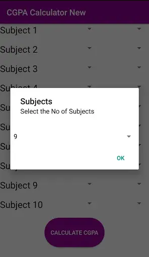 CGPA Calculator New screenshot 4