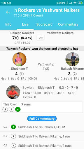 Street Cricket Scorer Pro screenshot 2