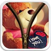 Teddy Bear Zipper Lock Screen 1.0