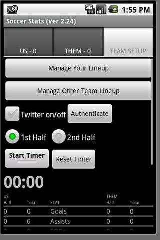 Soccer Stats Lite screenshot 2