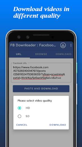 HD Photo & Video Downloader For Facebook screenshot 3
