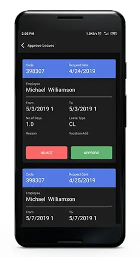 Pocket HRMS screenshot 2