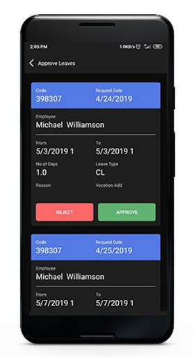 Pocket HRMS screenshot 2