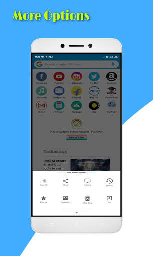 PlusInfi - Indian browser app screenshot 4