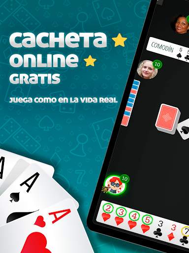 Cacheta Online: Juego de Carta screenshot 7