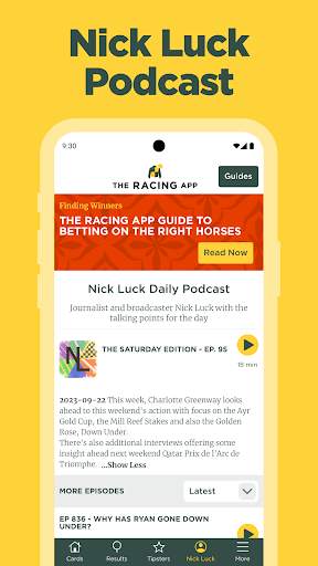 The Racing App screenshot 7
