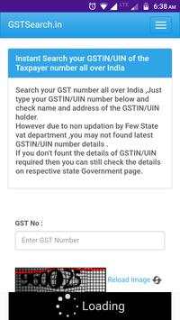 GST Search screenshot 2