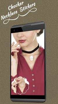 Chocker Necklace Stickers Photo Editor 3 تصوير الشاشة