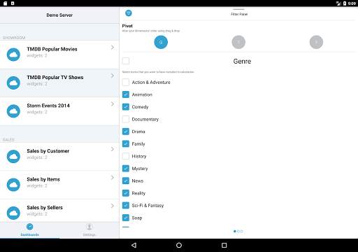 BIView Mobile -Business Intelligence Data Analysis screenshot 5