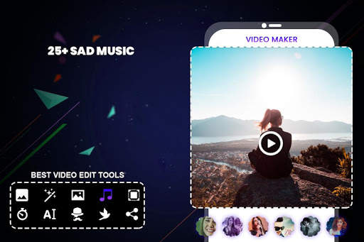 Sad Video Maker with Music screenshot 4