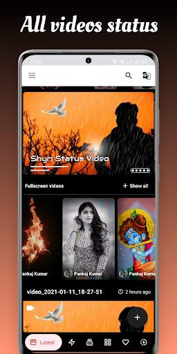 Daily Status : Short Video Status App screenshot 1