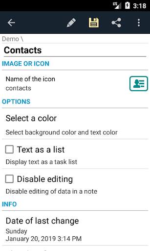 Notepad with password (free, no ads) 5 تصوير الشاشة