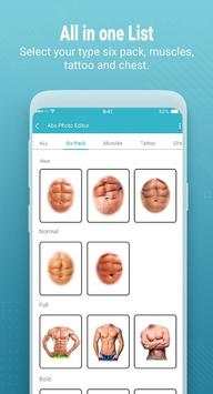 Six Pack Abs Photo Editor screenshot 4