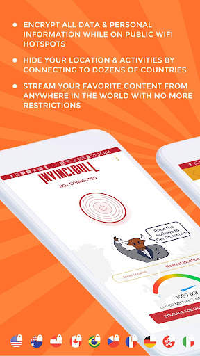 InvinciBull VPN - Safe. Private. Invincible. screenshot 2