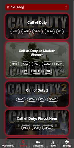 Ultimate Video Game Tracker screenshot 2