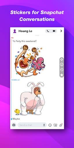 Stickers for Snapchat, Instagram screenshot 2