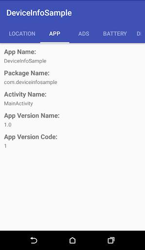 Device Info screenshot 1