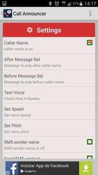 Call Announcer 2 تصوير الشاشة