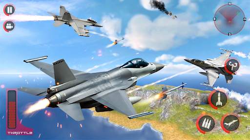 Jet Fighter War Airplane Games screenshot 3
