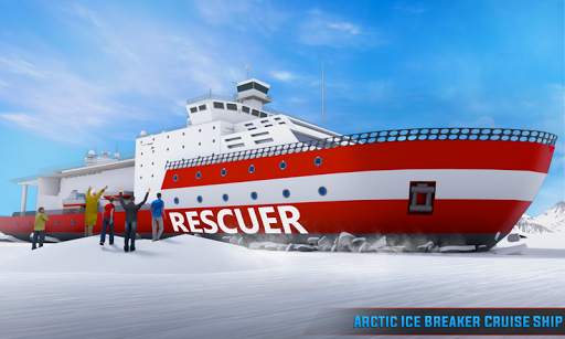 Arctic Ice Breaker Cruise Ship Driving Simulator screenshot 1