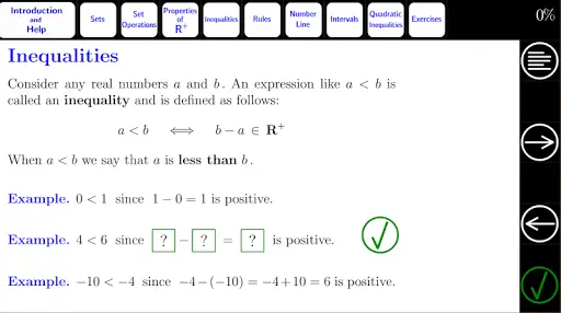 Algebra Tutorial 4 3 تصوير الشاشة