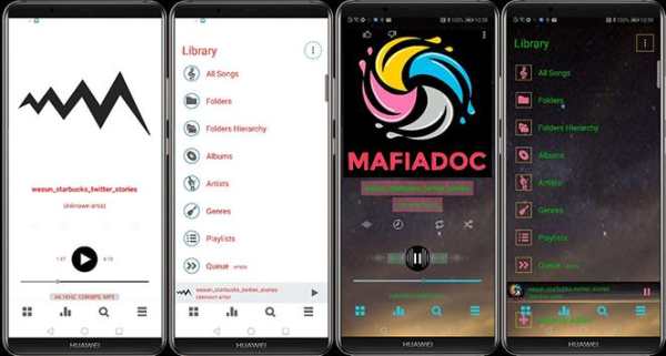 Poweramp V3 skin Yaps screenshot 2