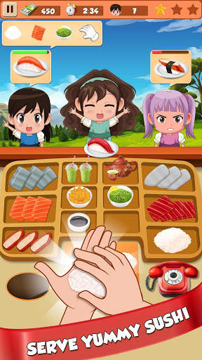 Sushi Restaurant Craze: Japanese Chef Cooking Game screenshot 1