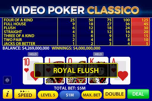 Video Poker di Pokerist screenshot 1