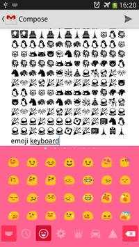 Pink Emoji keyboard Theme screenshot 4