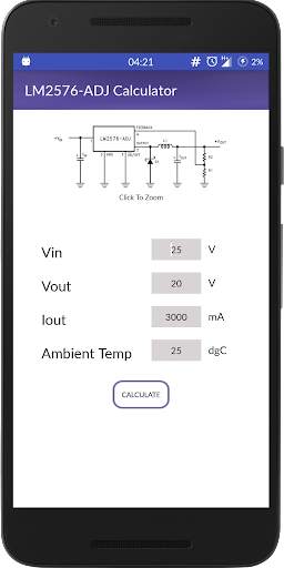LM2576/96 Calculator स्क्रीनशॉट 6