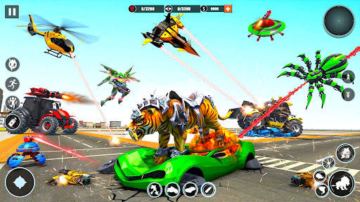 Jeux de Robot Tigre Volant screenshot 6