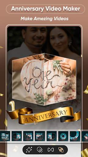 Anniversary Video Maker with Song & Music screenshot 5