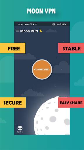 Moon VPN - Fast, Free, Unlimited, Secure VPN proxy screenshot 3