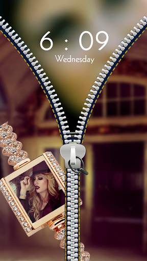 PIP Lock Screen Zipper screenshot 2