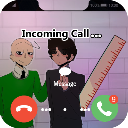 Fake Call Video Baldi's Basics icon