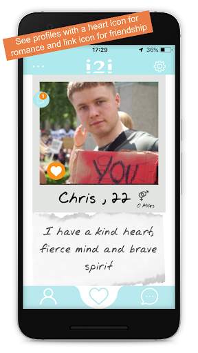 i2i - a social app screenshot 1
